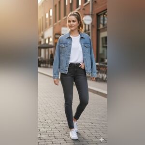 GAP Women's Dark Gray Skinny Jeans